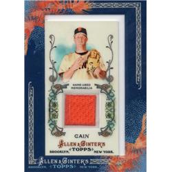 724465 Matt Cain Player Worn Jersey Patch San Francisco Giants 2011 Topps Allen & Ginters No.AGRMC Baseball Card