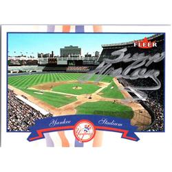 724689 Suzyn Waldman Autographed New York Yankees Broadcaster, SC 2002 Fleer Yankee Stadium No.532 Baseball Card