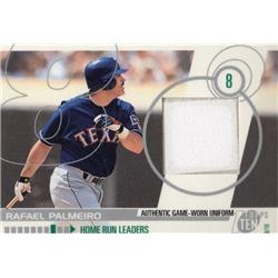 724725 Rafael Palmeiro Player Worn Jersey Patch Texas Rangers 2002 Topps Ten No.TTRRP Baseball Card
