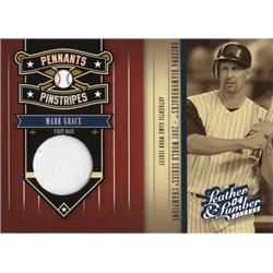 724754 Mark Grace Player Worn Jersey Patch Arizona Diamondbacks 2004 Donruss Leather & Lumber No.PP8 LE 70-250 Baseball Card