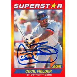 Cecil Fielder - Autographed Signed Photograph