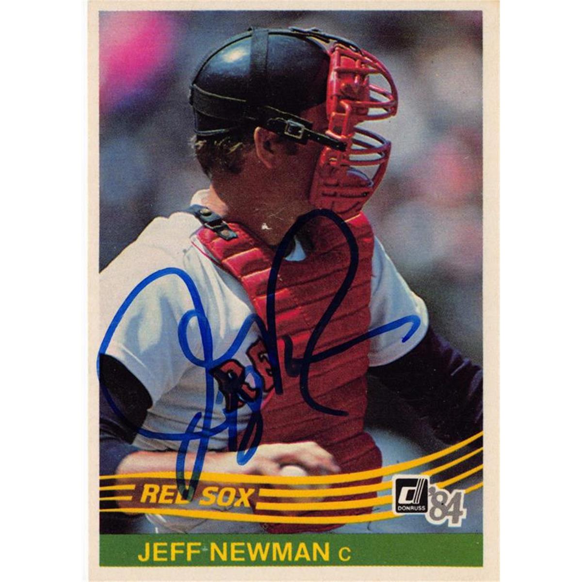 725093 Jeff Newman Autographed Boston Red Sox 1984 Donruss No.249 Baseball Card