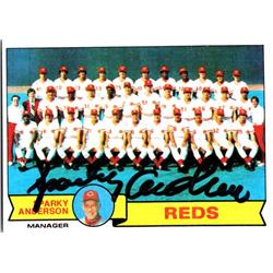 725537 Sparky Anderson Autographed Cincinnati Reds 1979 Topps No.259 Baseball Card