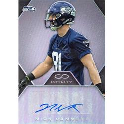 725763 Nick Vannett Autographed Seattle Seahawks 2016 Panini Infinity No.RANV LE 395-488 Football Card