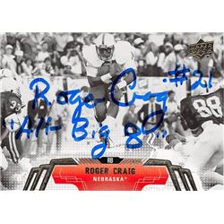 725804 Roger Craig Autographed Nebraska Cornhuskers 2014 Upper Deck No.48 Inscribed All Big 8 Football Card