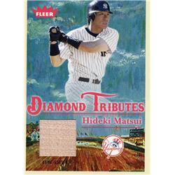 Picture of Autograph Warehouse 654462 Hideki Matsui Player Used Bat Patch New York Yankees 2005 Fleer Diamond Tributes No.DTHM Baseball Card