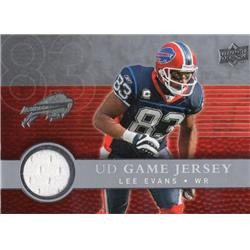 703512 Lee Evans Player Worn Jersey Patch Buffalo Bills 2008 Upper Deck No.UDGJLE Football Card -  Autograph Warehouse