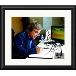 713922 8 x 10 in. Rick Rizzs Autographed Seattle Mariners Broadcaster No.SC2 Matted & Framed Photo