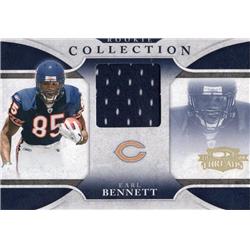 701079 Earl Bennett Player Worn Jersey Patch Chicago Bears 2008 Panini Threads Rookie No.RCM11 LE 264-500 Football Card