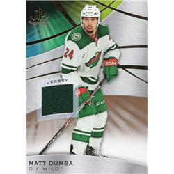 701147 Matt Dumba Player Worn Jersey Patch Minnesota Wild 2020 Upper Deck No.5 Hockey Card