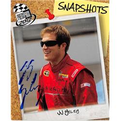 701213 J.J Yeley Autographed Auto Racing NASCAR SC 2012 Press Pass No.SS38 Snapshots Mini Size Trading Card