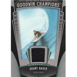 701294 Grant Baker Player Worn Memorabilia Relic Patch South African Surfer 2015 Upper Deck Goodwin Champions No.MGB Trading Card