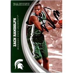 701762 Zach Randolph Autographed Michigan State Spartans 2016 Panini Team Collection No.46 Basketball Card