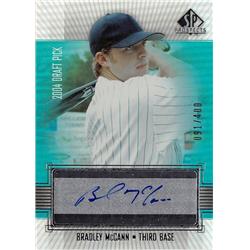 702501 Bradley Mccann Signed Florida Marlins 2004 Upper Deck Prospects No.BM LE 91-400 Baseball Card