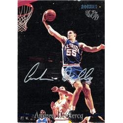 700034 Andrew Declercq Autographed Florida Gators 1995 Classic Rookies No.AD Basketball Card
