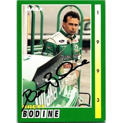 700113 Brett Bodine Autographed Auto Racing, NASCAR & SC 1993 Maxx No.26 Trading Card