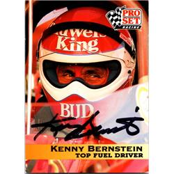 700167 Kenny Bernstein Autographed NASCAR, Auto Racing & SC 1992 Pro Set No.2 Trading Card