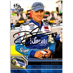 700187 David Green Autographed NASCAR Driver, SC 2006 Press Pass No.37 Trading Card