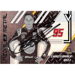 700241 Christopher Bell Autographed NASCAR, Auto Racing & SC 2020 Panini Chronicles Pedal To the Medal No.36 Trading Card