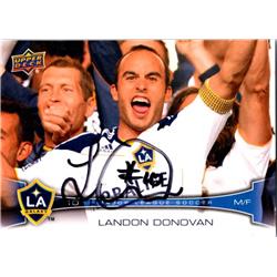 700463 Landon Donovan Autographed Los Angeles Galaxy, SC 2012 Upper Deck No.64 Soccer Card -  Autograph Warehouse