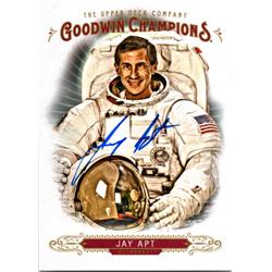 700506 Jay Apt Autographed Nasa Astronaut, Professor Carnegie Mellon 2018 Upper Deck Goodwin Champions No.3 Trading Card -  Autograph Warehouse