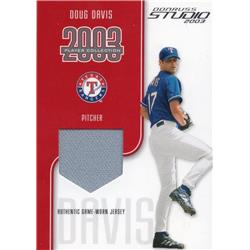 700807 Doug Davis Player Worn Jersey Patch Texas Rangers 2003 Donruss Studio No.DD LE 131-300 Baseball Card