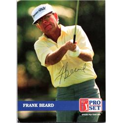 687618 Frank Beard Autographed PGA Tour, Florida Gators & SC 1992 Pro Set No.248 Ballpoint Golf Card