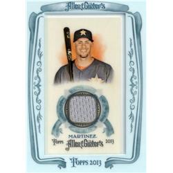 687772 J.D. Martinez Player Worn Jersey Patch Houston Astros 2013 Topps Allen & Ginter No.AGRJDM Baseball Card