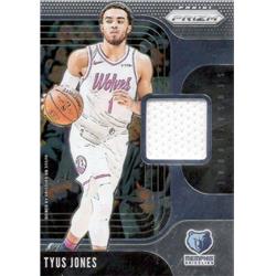 687848 Tyus Jones Player Worn Jersey Patch Minnesota Timberwolves 2019 Panini Prizm Sensational Swatches No.SSTJO Basketball Card