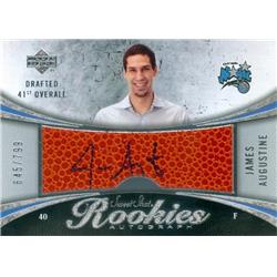 687968 James Augustine Autographed Orlando Magic 2006 Upper Deck Sweet Shot Rookies No.92 Basketball Card
