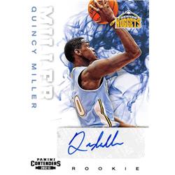 687989 Quincy Miller Autographed Denver Nuggets, Baylor 2012 Panini Contenders Rookie No.236 Basketball Card