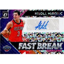 688115 Nikola Mirotic Autographed New Orleans Pelicans, Montenegro 2019 Donruss Optic Fast Break Refractor No.FBNMT Basketball Card -  Autograph Warehouse