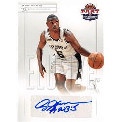 688129 Avery Johnson Autographed San Antonio Spurs 2012 Panini Past & Present No.AJ Basketball Card