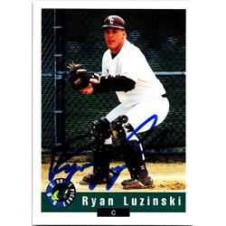 688393 Ryan Luzinski Autographed Holy Cross CrUSAders 1992 Classic Draft Rookie No.23 Baseball Card