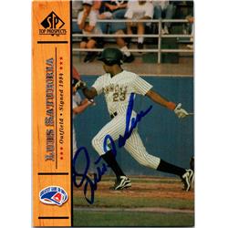 688412 Luis Saturria Autographed Potomac Cannons 2000 Upper Deck Top Prospects Rookie No.54 Baseball Card
