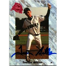 688418 Trever Miller Autographed Trinity High School 1991 Classic Draft Rookie No.87 Baseball Card