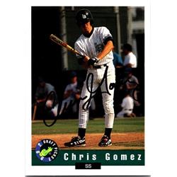 688426 Chris Gomez Autographed Long Beach State 1992 Classic Draft Rookie No.62 Baseball Card