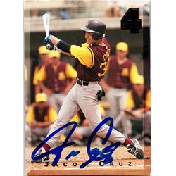 688437 Jacob Cruz Autographed Arizona State Sun Devils 1994 Classic 4 Sport Rookie No.170 Baseball Card