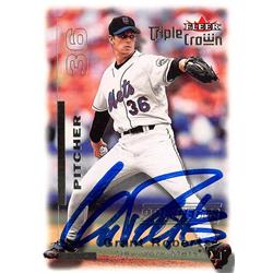 688512 Grant Roberts Autographed New York Mets 2001 Fleer Triple Crown Prospects No.255 Baseball Card