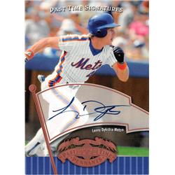 688591 Lenny Dykstra Autographed New York Mets 2005 Upper Deck Past Time Pennants Certified No.LD Baseball Card