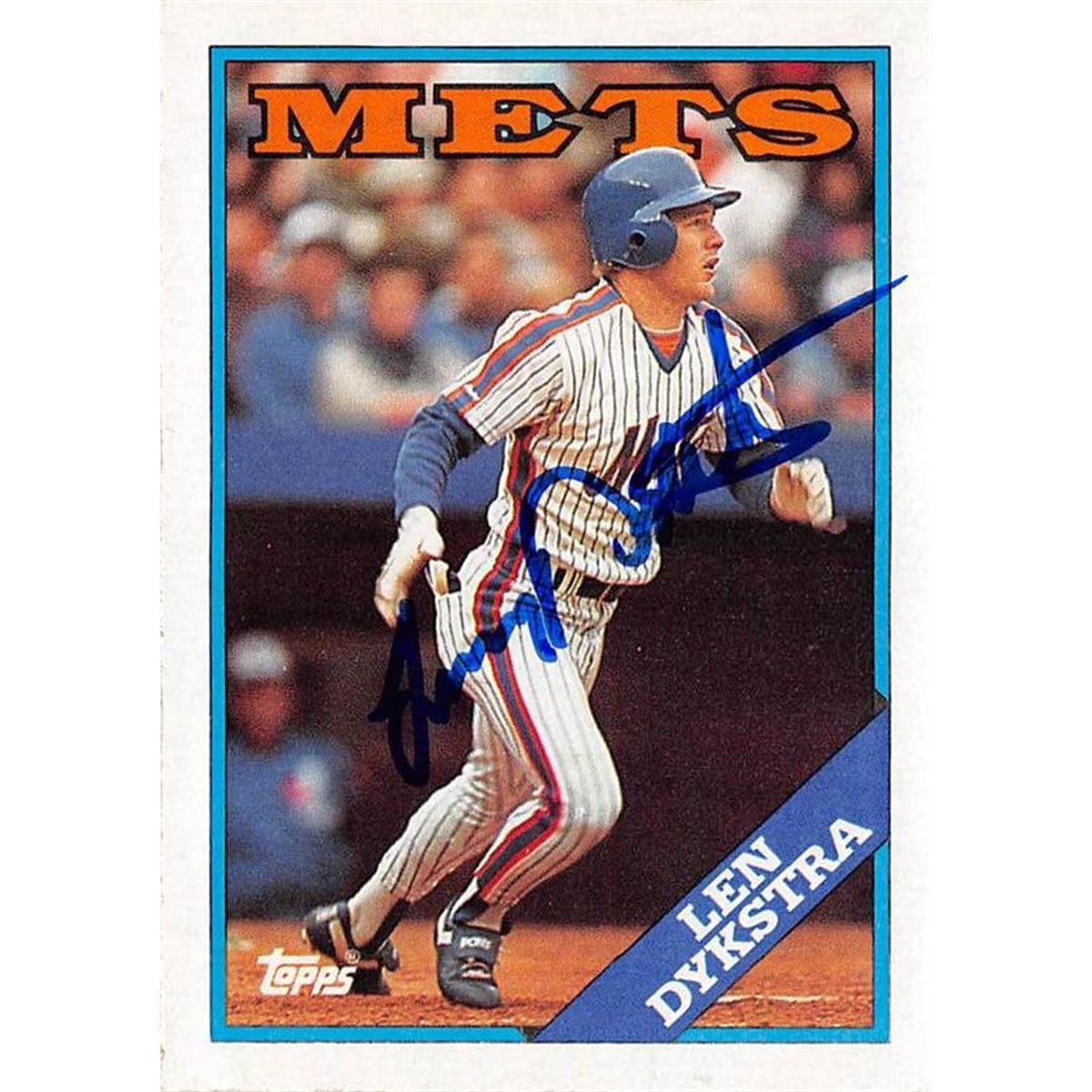 Online Shopping for Housewares, Baby Gear, Health & more. Autograph  Warehouse 688592 Lenny Dykstra Autographed New York Mets 1988 Topps No.655  Baseball Card