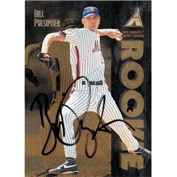 688690 Bill Pulsipher Autographed New York Mets 1995 Pinnacle Zenith Rookie No.130 Baseball Card
