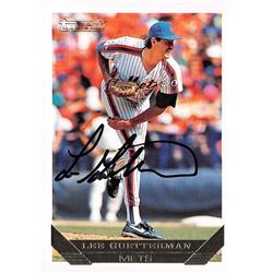688728 Lee Guetterman Autographed New York Mets 1993 Topps Gold No.134 Baseball Card