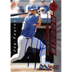 688736 Jay Payton Autographed New York Mets 1997 Pinnacle Select Rookie No.137 Baseball Card