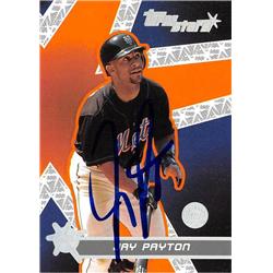 688737 Jay Payton Autographed New York Mets 2001 Topps Stars No.126 Baseball Card