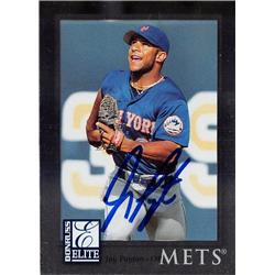 688742 Jay Payton Autographed New York Mets 1998 Donruss Elite No.109 Baseball Card