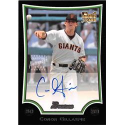688844 Conor Gillaspie Autographed San Francisco Giants 2009 Bowman Rookie Certified No.223 Baseball Card