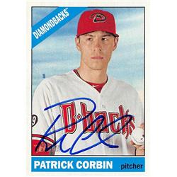688906 Patrick Corbin Autographed Arizona Diamondbacks 2014 Topps Heritage No.66 Baseball Card