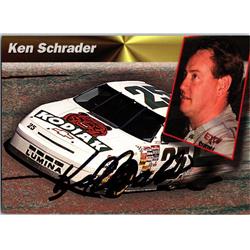 689191 Ken Schrader Autographed Auto Racing, NASCAR 1994 Pro Set No.115 Trading Card