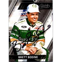 689232 Brett Bodine Autographed Auto Racing, NASCAR & SC 2017 Panini Absolute No.26 Trading Card